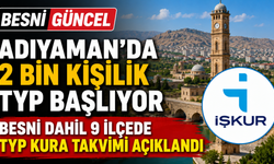 Adıyaman'da 2 Bin İşçi Alımı İçin TYP Başvuruları Başlıyor