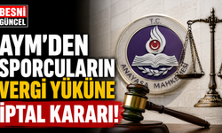 Sporcuların Vergi Mağduriyetine AYM'den Son Nokta