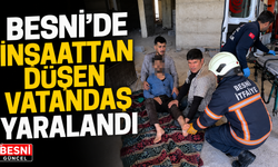 Besni'de İnşaattan Düşen Vatandaş Yaralandı