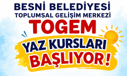 Besni'de TOGEM Yaz Kursları Başlıyor