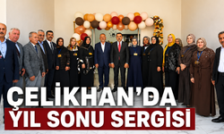 Çelikhan'da Yıl Sonu Sergisi Yoğun İlgi Gördü