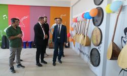 Cizre'de müzik atölyesi açıldı.