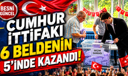 Cumhur İttifakı 5 Beldede Zaferle Çıktı