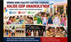 Minik Öğrencilerden Dönem Sonu Coşkusu