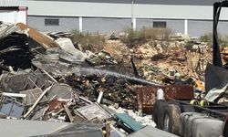 Gaziantep'te Metal Atölyesinde Yangın