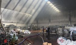 Gaziantep'te Tekstil Fabrikasında Yangın