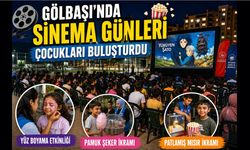 Gölbaşı'nda Sinema Günleri Çocukları Buluşturdu