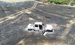 Adana'da Araç Yangını Ormanlık Alana Sıçradı