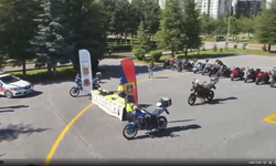Jandarmadan Motosiklet Sürücülerine Güvenlik Eğitimi