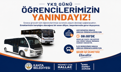Kahta Belediyesi'nden YKS Adaylarına Ücretsiz Ulaşım