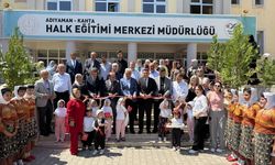 Kahta'da Hayat Boyu Öğrenme Sergisi Açıldı