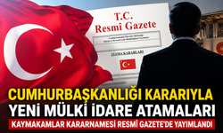 Kaymakamlar Kararnamesi Resmî Gazete'de Yayımlandı