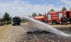 Kilis'te orman yangını hazırlıkları başarıyla sınandı