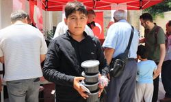 Kilis'te vatandaşlara aşure ikram edildi