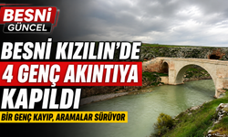 Kızılin'de 4 Genç Akıntıya Kapıldı, 1 Genç Kayıp