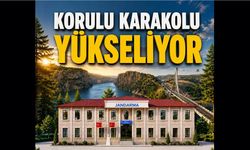 Gerger Korulu'da Karakol İnşaatı Hızla İlerliyor