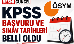 KPSS Başvuru ve Sınav Tarihleri Belli Oldu