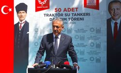 Mardin'de Kırsal Mahalle Muhtarlarına Yangın Tankeri Desteği