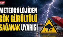 9 İle Kuvvetli Gök Gürültülü Sağanak Uyarısı Geldi