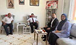 Nurdağı Kaymakamı Erciyas'tan şehit ailesine Babalar Günü ziyareti