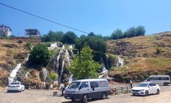 Nurdağı'nın Sakçagözü Şelalesi yeniden canlandı