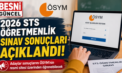 ÖSYM, 2026 STS Öğretmenlik Sınavı Sonuçlarını Yayınladı