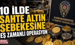 10 İlde Sahte Altın Şebekesine Büyük Operasyon