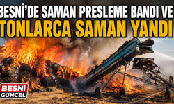 Kesecik Köyü'nde Büyük Saman Yangını Kontrol Altında