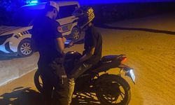 Sason'da Motosiklet Sürücülerine Trafik Güvenliği Denetimi