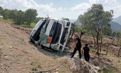Şırnak'ta su tankeri kazası: Sürücü ağır yaralı