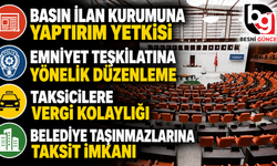 Meclis'te Polis ve Basın Düzenlemesi Gündemde