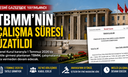 TBMM'nin Çalışma Süresi Uzatıldı