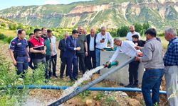 Tut'ta Modern Sulama Tesisiyle Verim Artacak