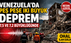 Venezuela'da Peş Peşe İki Büyük Deprem
