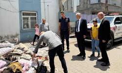 Yangınzede Aileyi Yalnız Bırakmadılar