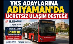 YKS Adaylarına Adıyaman Belediyesi'nden Ücretsiz Ulaşım Desteği