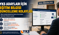 YKS Adaylarının Eğitim Bilgileri Güncellenecek