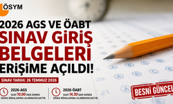 2026 AGS Sınav Giriş Belgeleri Erişime Açıldı