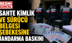 Sahte Kimlik ve Sürücü Belgesi Şebekesine Jandarma Baskını