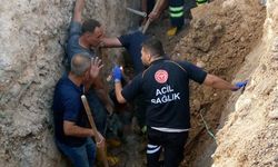 Adıyaman'da göçük altında kalan işçi kurtarıldı