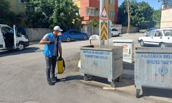 Adıyaman'da konteyner temizliği iki katına çıkarıldı