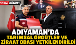 Adıyaman'da Üretici Örgütlerine Yetki Belgeleri Verildi