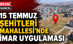 15 Temmuz Şehitleri Mahallesi'nde Arsa Düzenlemesi