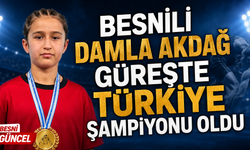 Besnili Damla Akdağ Güreşte Türkiye Şampiyonu Oldu