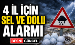 Meteorolojiden 4 İl İçin Sel ve Dolu Alarmı