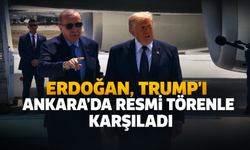 Erdoğan, Trump'ı Ankara'da karşıladı