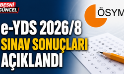 e-YDS 2026/8 Sınav Sonuçları Açıklandı