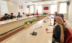 Filistinli tıp öğrencileri GAÜN'de eğitim alıyor