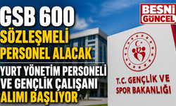 GSB 600 Sözleşmeli Personel Alacak