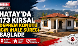 Hatay'da 173 Kırsal Deprem Konutu İçin İhale Süreci Başladı